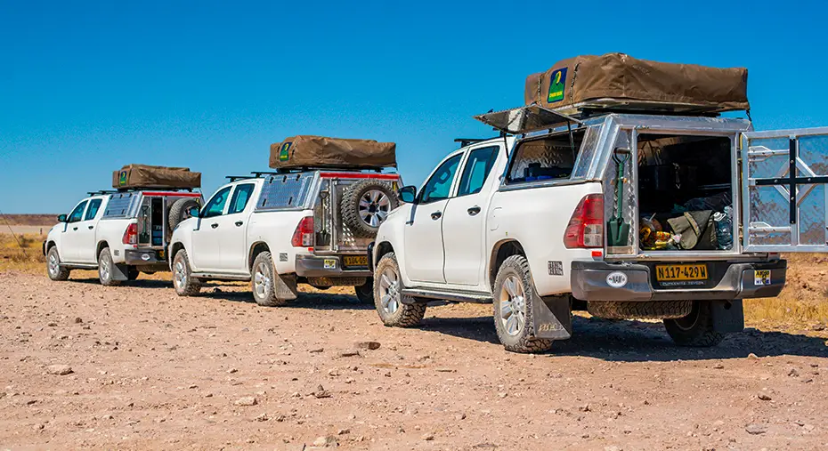 Excursiones guiadas en convoy por Damaraland en Namibia