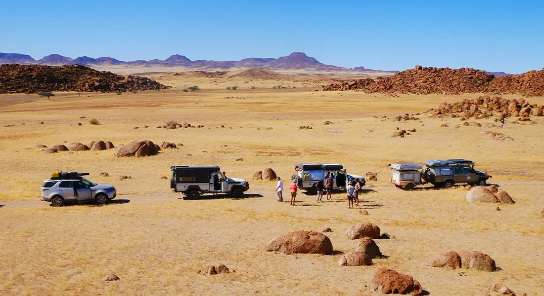 Namibia and Botswana Private Guided Convoy Tours